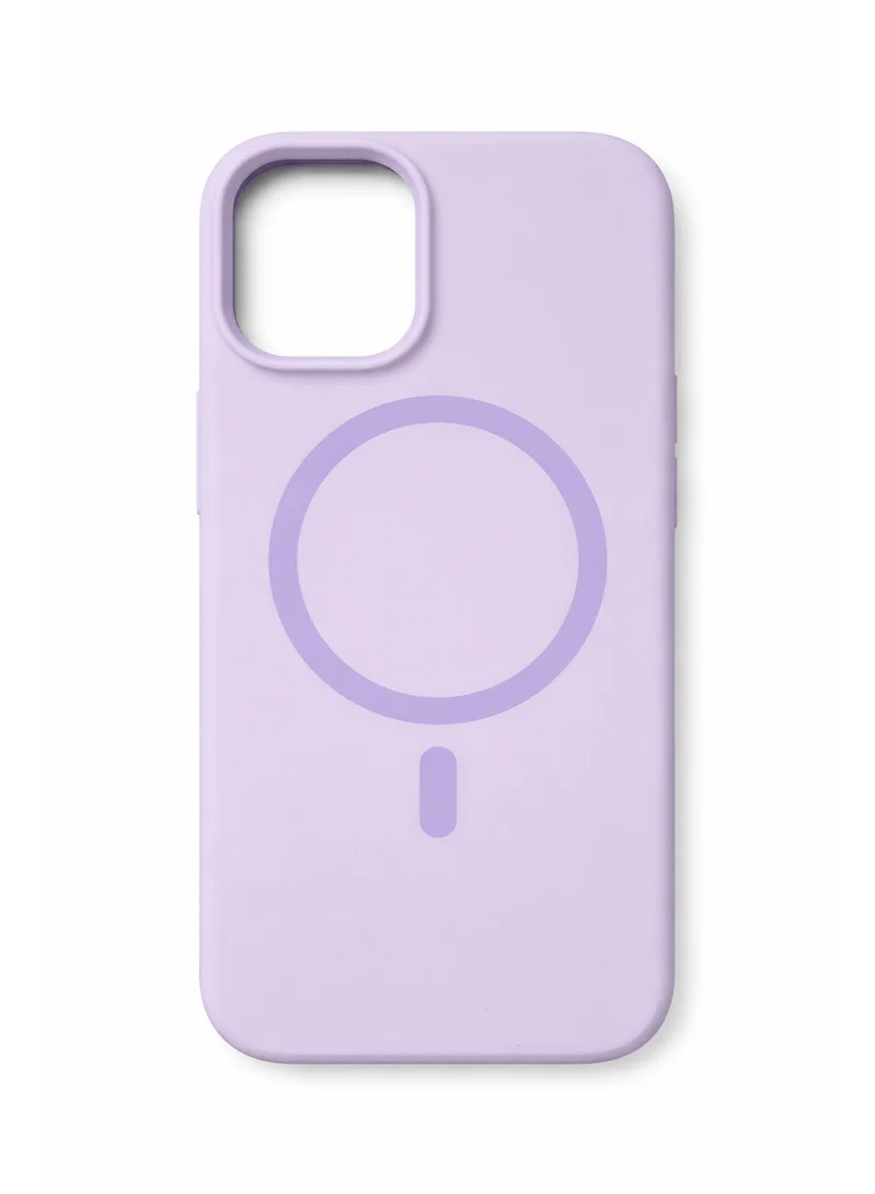 Mobcos Mobcos iPhone 17 Purple Elite Ring Premium Silicone Magnetic Wireless Charging Case for iPhone | Silky Soft Touch | Military-Grade Shockproof Protection | Strong Magnetic Compatibility | Luxury Slim Cover